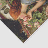 De sol van het Roos van John William Waterhouse Tissuepapier (Detail)