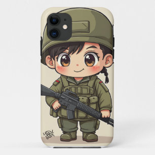 De soldaat werd scherp uitgedrukt. Case-Mate iPhone case
