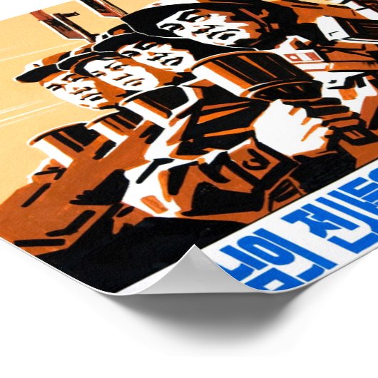 De soldaten van de generaal staan altijd klaar! poster (Hoek)