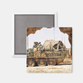 De soldaten van de VS voeren een gevechtspatrouill Magneet (Voorkant / Achterkant)