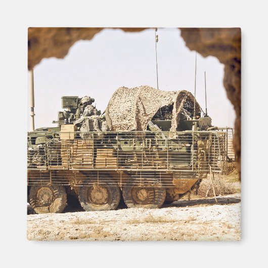 De soldaten van de VS voeren een gevechtspatrouill Magneet (Voorkant)