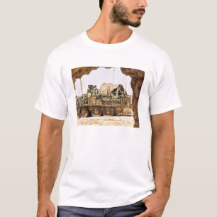 De soldaten van de VS voeren een gevechtspatrouill T-shirt