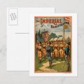 De soldaten van het Vrouw Imperial Burlesquers spe Briefkaart (Voorkant / Achterkant)