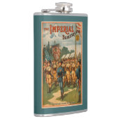 De soldaten van het Vrouw Imperial Burlesquers spe Heupfles (Rechts)