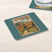 De soldaten van het Vrouw Imperial Burlesquers spe Kartonnen Onderzetters (Schuin)