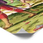 De soldaten van Outina Marching om te knippen Poster (Hoek)