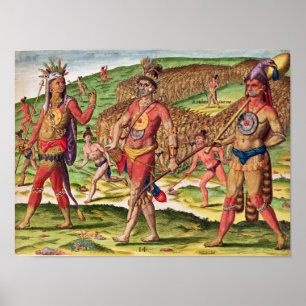 De soldaten van Outina Marching om te knippen Poster