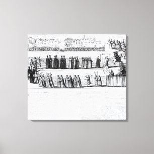 De Solemn Mock-concessieovereenkomst Canvas Afdruk