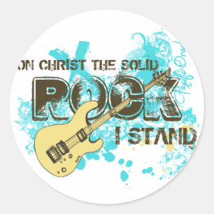 De Solid Rock Ronde Sticker