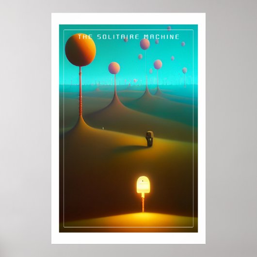 De Solitaire Machine Poster (Voorkant)