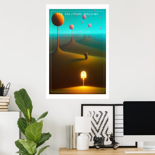 De Solitaire Machine Poster (Thuiskantoor)