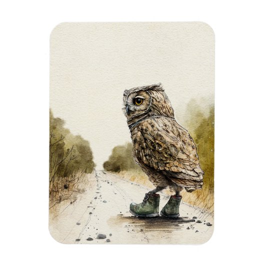 De solitaire walk Magnet Magneet (Verticaal)