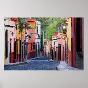 De Sollano Street, San Miguel De Allende Poster