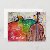 de soloïst briefkaart (Voorkant / Achterkant)