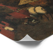 De sombere dag van Pieter Bruegel de Oudere Poster (Hoek)