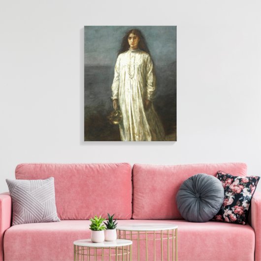 De Somnambulist Canvas Afdruk (Insitu (Woonkamer))