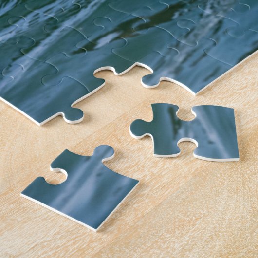 De soms voorkomende leonpuzzel legpuzzel (Zijkant)