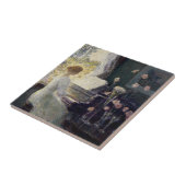 De Sonata van Frederick Childe Hassam Tegeltje (Zijkant)