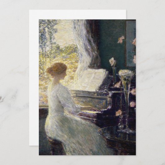 De Sonate | Childe Hassam (Voorkant / Achterkant)