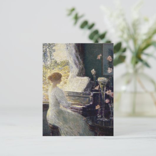 De Sonate | Childe Hassam Briefkaart (Staand voorkant)