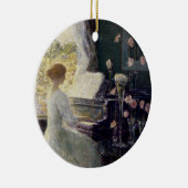De Sonate van Frederick Childe Hassam Keramisch Ornament (Rechts)