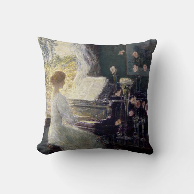 De Sonate van Frederick Childe Hassam Kussen (Voorkant)