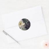 De Sonate van Frederick Childe Hassam Ronde Sticker (Envelop)