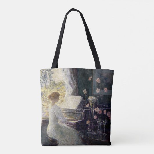 De Sonate van Frederick Childe Hassam Tote Bag (Achterkant)