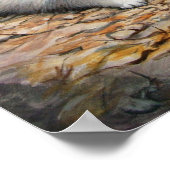 'De sonde Samoyed' - Canvas afdrukken Poster (Hoek)