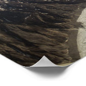 De Sondrestrom Glacier in Groenland Poster (Hoek)