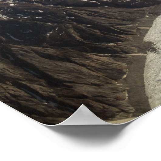 De Sondrestrom Glacier in Groenland Poster (Hoek)