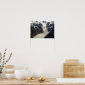De Sondrestrom Glacier in Groenland Poster (Keuken)