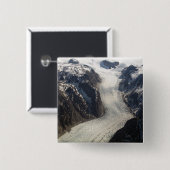 De Sondrestrom Glacier in Groenland Vierkante Button 5,1 Cm (Voorkant /achterkant)
