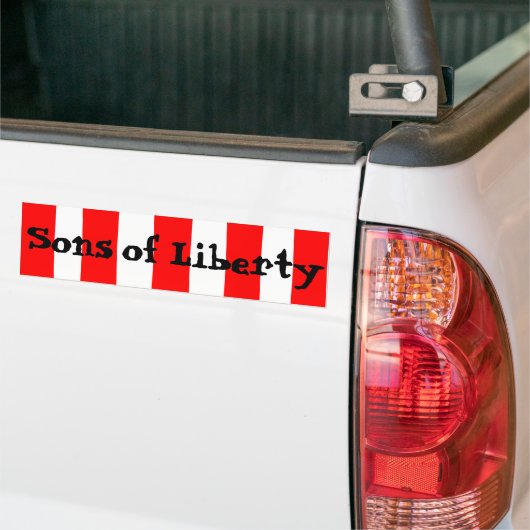 De Sons of Liberty Bumpersticker (Op Truck)