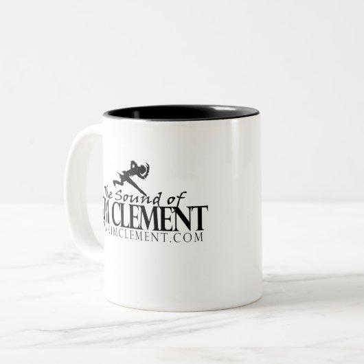 De Sont van Kim Clement Logo Mok (Voorkant links)