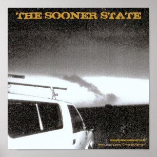 DE SOONERE STAAT TORNADO OKLAHOMA 2004 POSTER