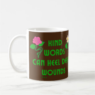 DE SOORT WOORDEN KUNNEN DE DEEP WOUNDS inspirerend Koffiemok