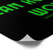 DE SOORT WOORDEN KUNNEN DE DEEP WOUNDS inspirerend Poster (Hoek)