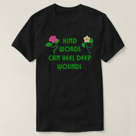 DE SOORT WOORDEN KUNNEN DE DEEP WOUNDS inspirerend T-shirt