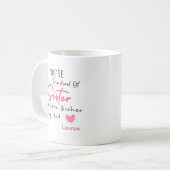 De Soort Zus Mok - Gepersonaliseerd Cadeau (Voorkant links)