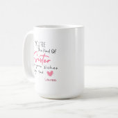 De Soort Zus Mok - Gepersonaliseerd Cadeau (Voorkant links)