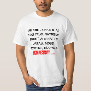 DE SOORTEN DOEN DE DOG HUIDHEAD AAN SHIRT