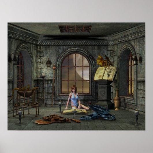 De Sorceress-huisdieren Poster (Voorkant)