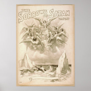 De Sorrijen van Satan c1898  Poster