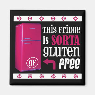 De Sorta Gluten Free Fridge Magnet