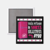 De Sorta glutenvrije koelkastmagneet Magneet (Voorkant / Achterkant)