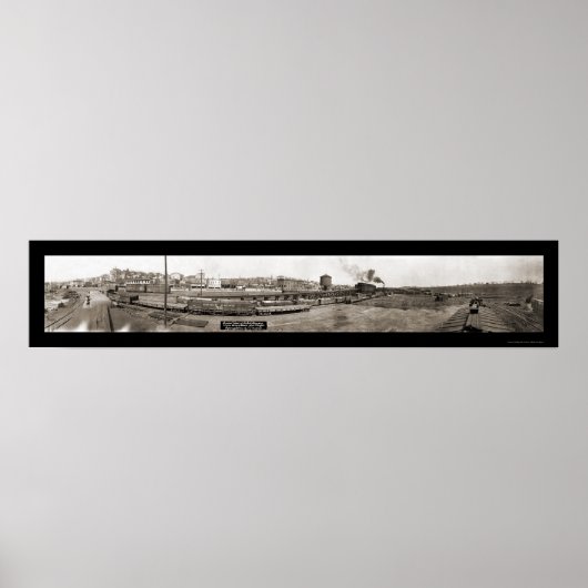 De Soto MO Car Shops Foto 1913 Poster (Voorkant)