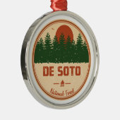 De Soto National Forest Metalen Ornament (Rechts)