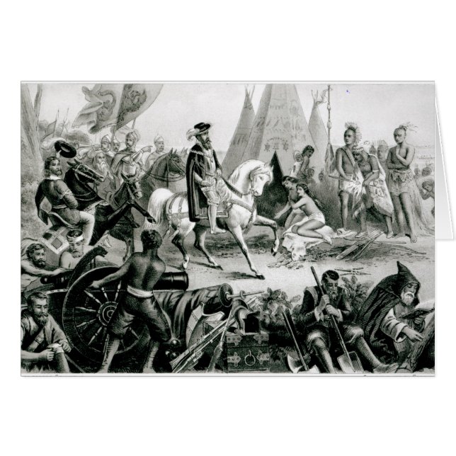 De Soto ontdekt de Mississippi (Voorkant Horizontaal)