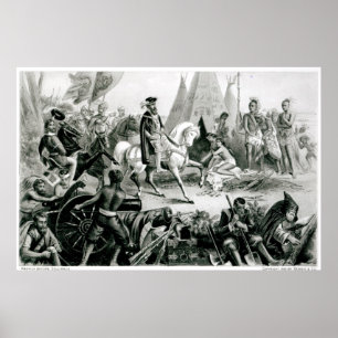 De Soto ontdekt de Mississippi Poster
